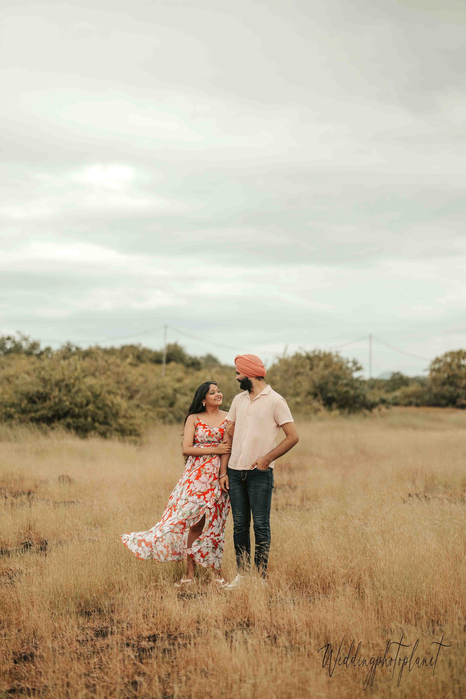 Spiritual pre wedding backdrop